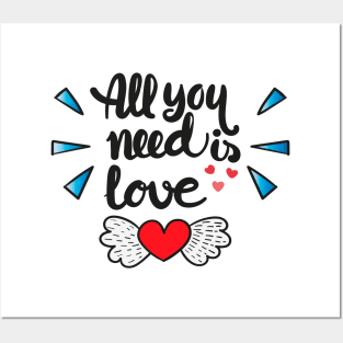 All You Need Is Love Posters and Art